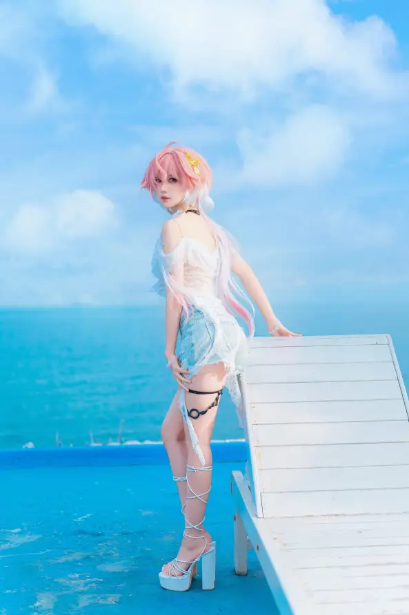 4k写真壁纸 - 夏日 - 时尚 - 海边「哲风壁纸」