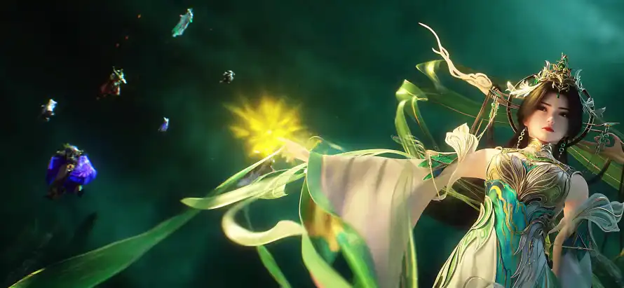 4k仙侠壁纸 - 古风 - 柳神 - 玄幻「哲风壁纸」