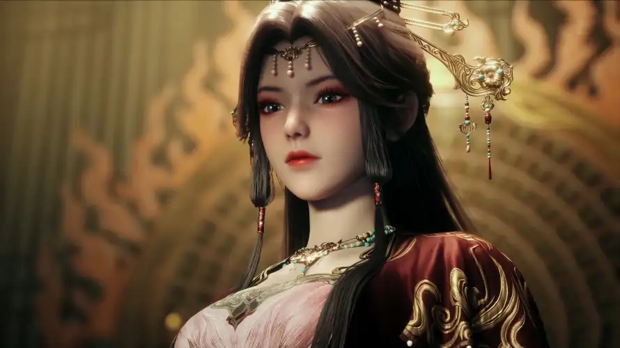 4k国漫壁纸 - 红妆 - 长发 - 牧神记「哲风壁纸」