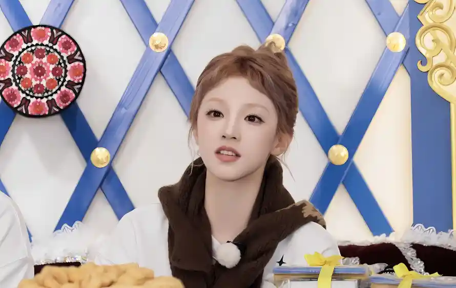 2k嘉宾壁纸-宋雨琦与围巾-室内背景壁纸分享「哲风壁纸」