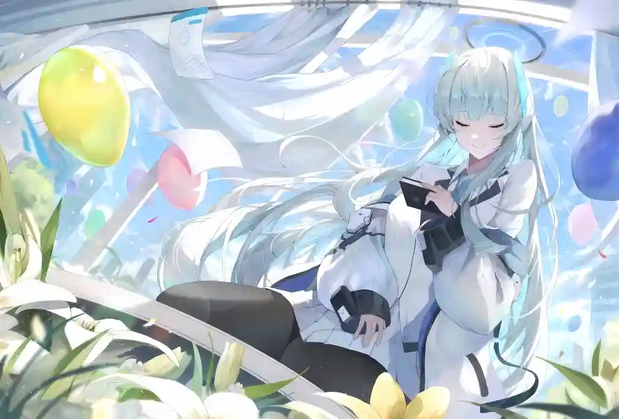 4k花朵壁纸 - 气球 - 梦幻 - 清新「哲风壁纸」