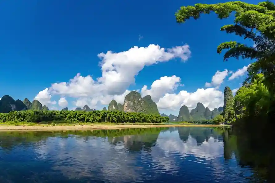 4k倒影壁纸 - 山水 - 桂林 - 河流「哲风壁纸」