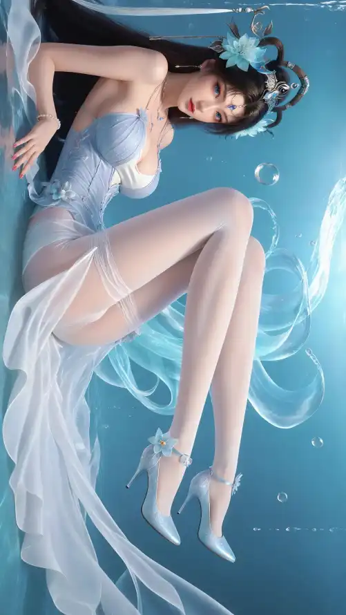 4k动漫壁纸 - 壁纸 - 气泡 - 飘带「哲风壁纸」