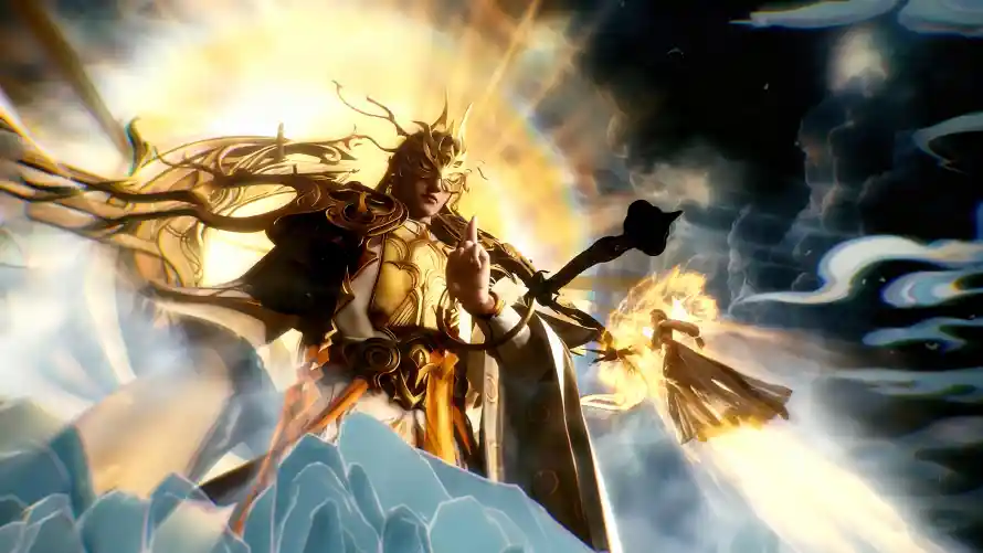 4k仙侠壁纸 - 光芒 - 冰晶 - 古风「哲风壁纸」