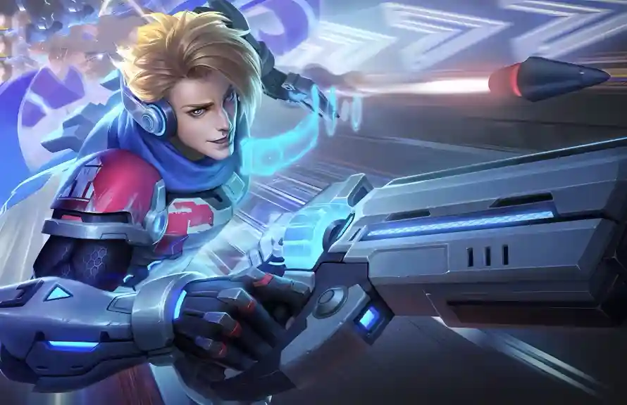 4k枪械壁纸 - 未来感 - 科技风 - 射击姿势「哲风壁纸」