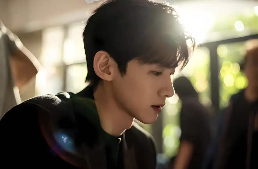 4k侧脸壁纸 - 光影 - 室内 - 时尚「哲风壁纸」