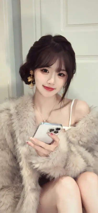 4k坐姿壁纸 - 室内 - 手机 - 时尚「哲风壁纸」