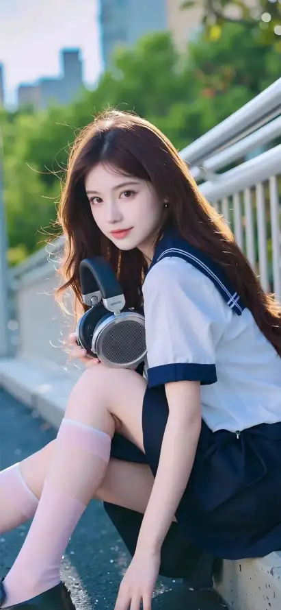 4k少女壁纸 - 户外 - 深景 - 清新「哲风壁纸」