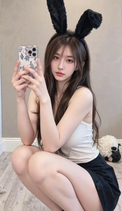 4k深景壁纸 - Ios - 手机壳 - 兔耳发饰「哲风壁纸」