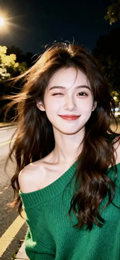 4k卷发壁纸 - 清新 - 红唇 - 美女「哲风壁纸」