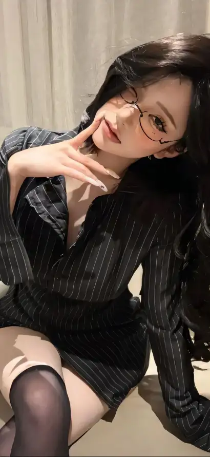 4k优雅壁纸 - 坐姿 - 室内 - 性感「哲风壁纸」