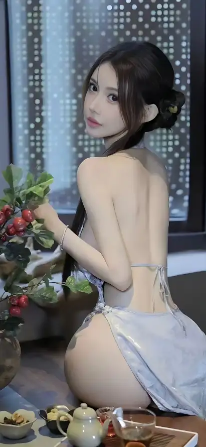 4k室内壁纸 - 深景 - 点心 - 盘发「哲风壁纸」