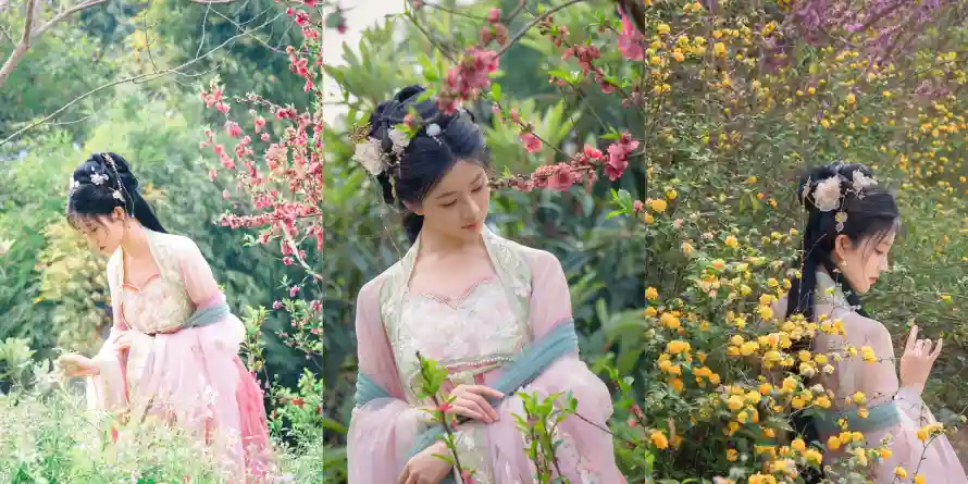 4k仕女壁纸 - 古风 - 园林 - 女子「哲风壁纸」