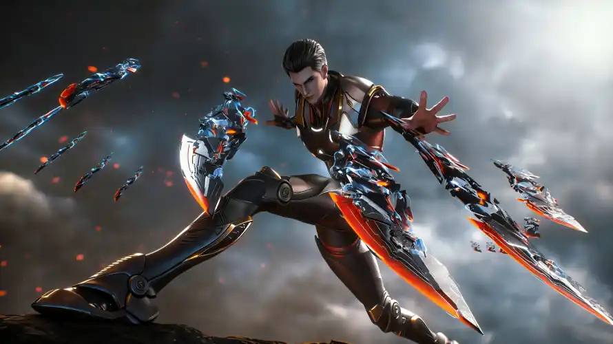 4k国漫壁纸 - 异能 - 战斗 - 机甲「哲风壁纸」