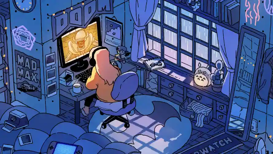 4k台灯壁纸 - 地毯 - 夜晚 - 室内「哲风壁纸」