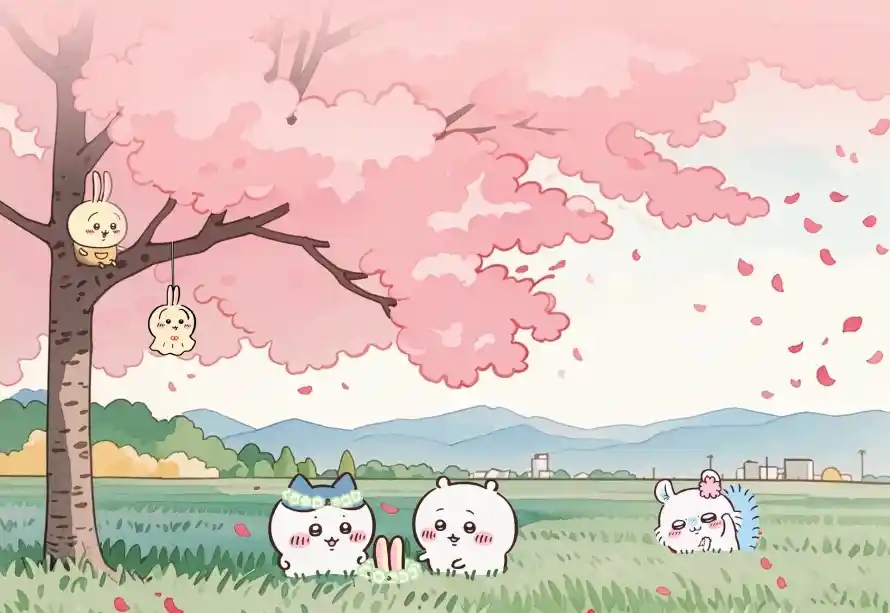 4k城镇壁纸 - 春日 - 樱花 - 花瓣「哲风壁纸」