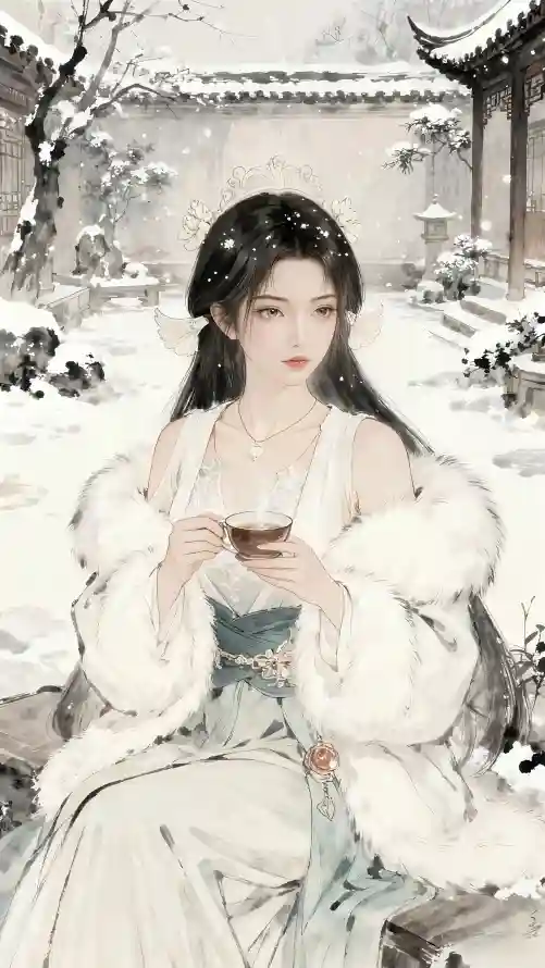 4k冬季壁纸 - 古装 - 壁纸 - 庭院「哲风壁纸」