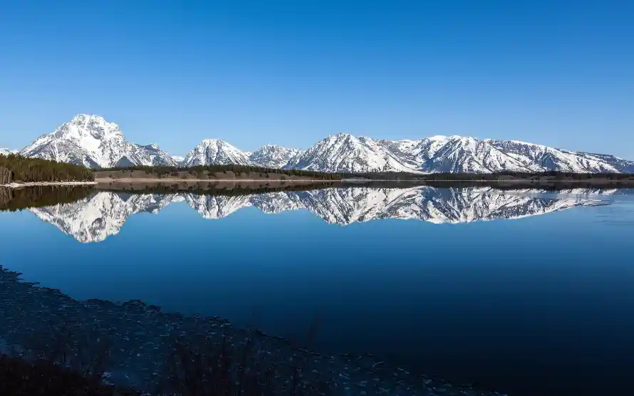 4k倒影壁纸 - 壁纸 - 宁静 - 山脉「哲风壁纸」