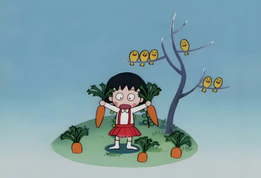 4k卡通壁纸 - 树 - 小鸟 - 童趣「哲风壁纸」