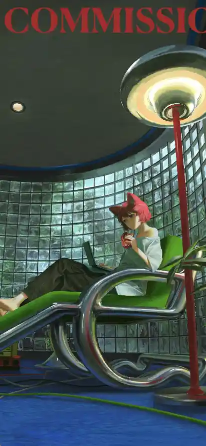 4k休闲壁纸 - 安逸 - 躺椅 - 二次元「哲风壁纸」