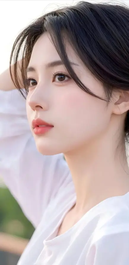 4k侧脸壁纸 - 户外 - 时尚 - 淡妆「哲风壁纸」