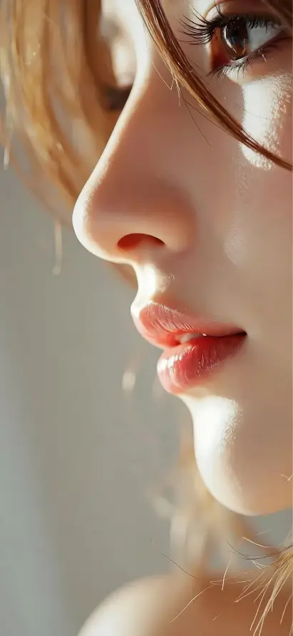 4k人像壁纸 - 侧脸 - 光影 - 摄影「哲风壁纸」