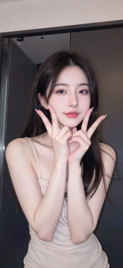 4k室内壁纸 - 手势 - 时尚 - 红唇「哲风壁纸」