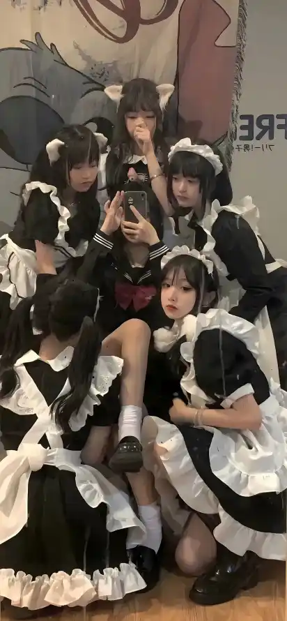 4k美女壁纸 - 女仆 - 黑丝 - 女团「哲风壁纸」