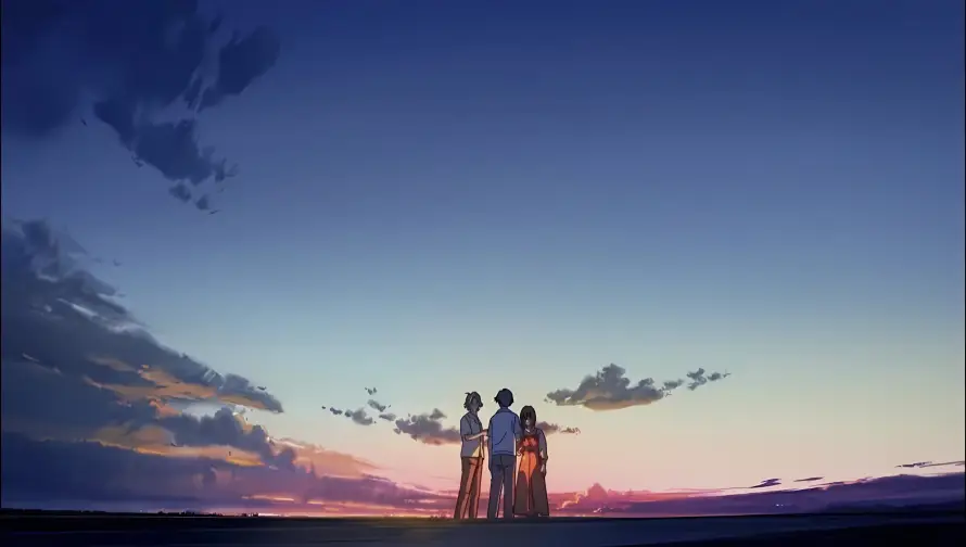 2k云彩壁纸-地平线和人物-动漫场景壁纸分享「哲风壁纸」