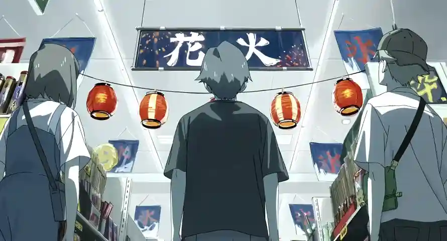 4k日式壁纸 - 灯笼 - 背影 - 花火「哲风壁纸」