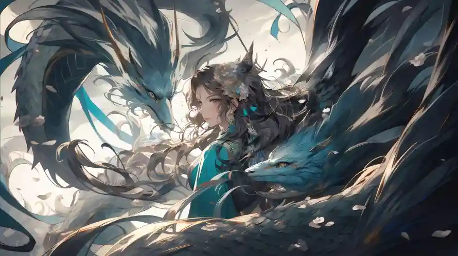 4k仙侠壁纸 - 龙 - 古风 - 国风「哲风壁纸」