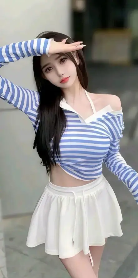 4k甜美壁纸 - 美女 - 街拍 - 长发「哲风壁纸」