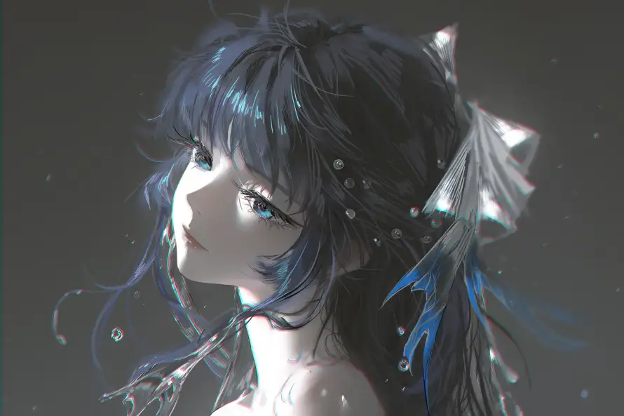 4k动漫壁纸 - 8k - 插画 - 发丝「哲风壁纸」