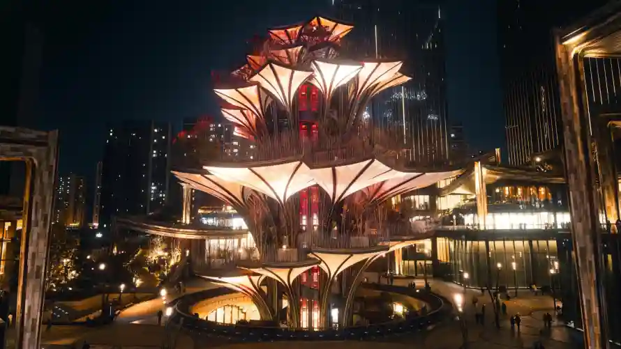 4k地标壁纸 - 城市 - 夜晚 - 建筑「哲风壁纸」