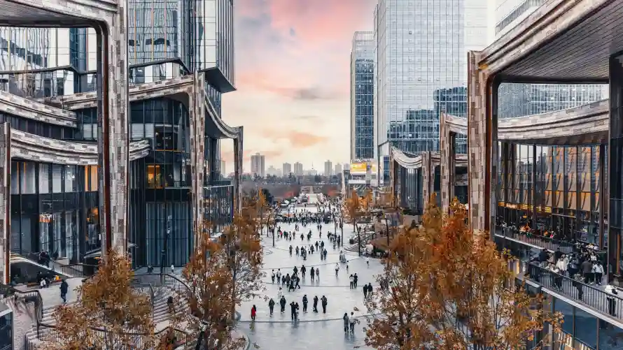 4k傍晚壁纸 - 天空 - 建筑 - 秋景「哲风壁纸」