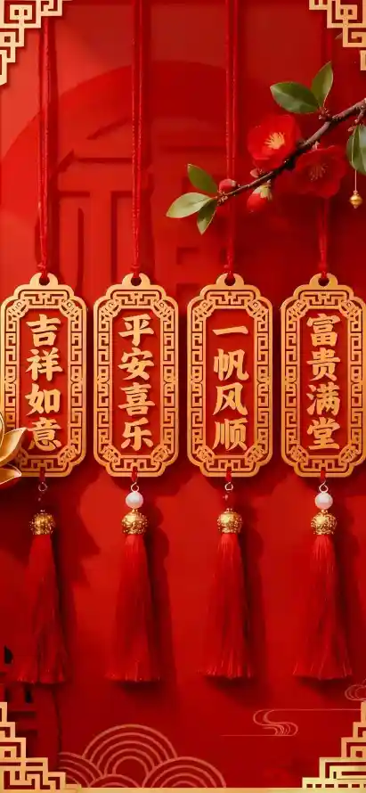 4k喜庆壁纸 - 壁纸 - 年味 - 新年「哲风壁纸」