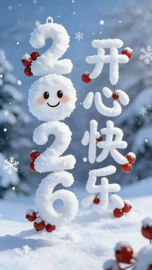 4k冬季壁纸 - 喜庆 - 壁纸 - 新年「哲风壁纸」