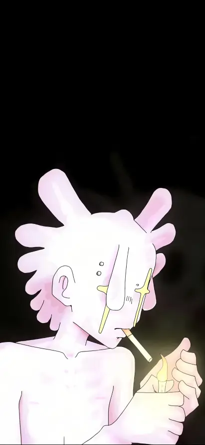 4k男孩壁纸 - 打灰机 - 粉色头发 - 动漫形象「哲风壁纸」