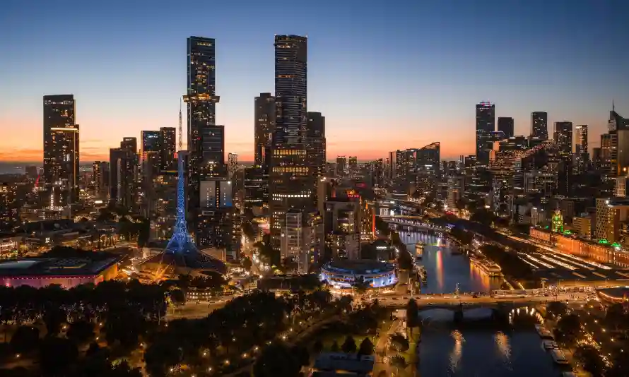 4k夜景壁纸 - 悉尼 - 桥梁 - 河流「哲风壁纸」