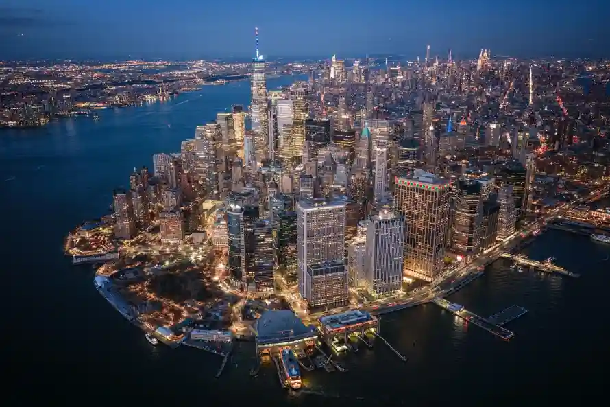 4k城市壁纸 - 夜景 - 灯光 - 纽约「哲风壁纸」