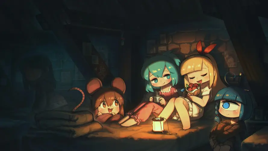 4k冒险壁纸 - 夜晚 - 奇幻 - 少女「哲风壁纸」