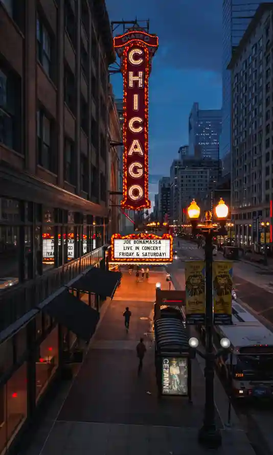 4k城市壁纸 - 夜景 - 建筑 - 美国「哲风壁纸」