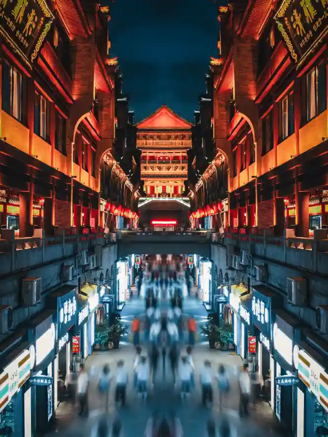 4k人群壁纸 - 夜晚 - 夜色 - 游玩「哲风壁纸」