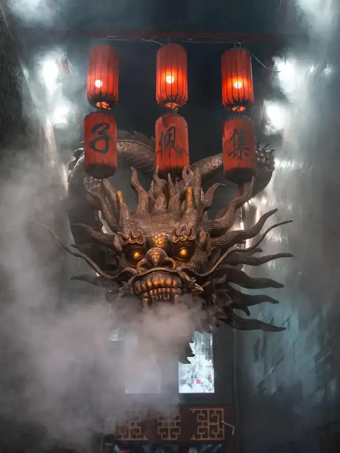 4k古建壁纸 - 夜景 - 游玩 - 灯笼「哲风壁纸」