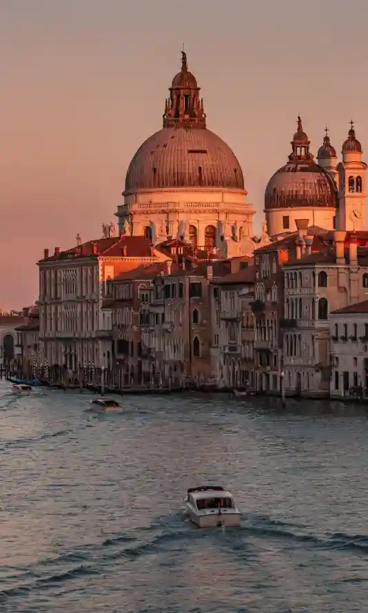 4k夕阳壁纸 - 建筑 - 旅行 - 晚霞「哲风壁纸」