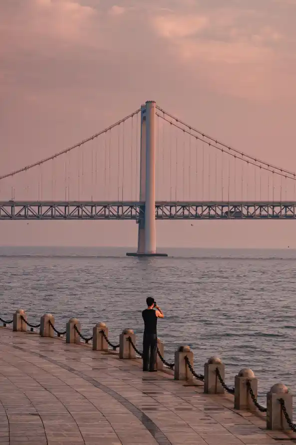 4k中国壁纸 - 大连 - 摄影 - 栈桥「哲风壁纸」