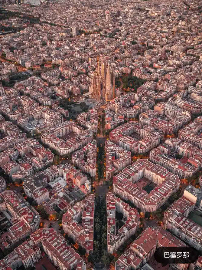 4k地标壁纸 - 城市 - 航拍 - 黄昏「哲风壁纸」