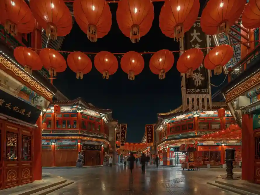 4k中国壁纸 - 夜晚 - 夜景 - 天津「哲风壁纸」