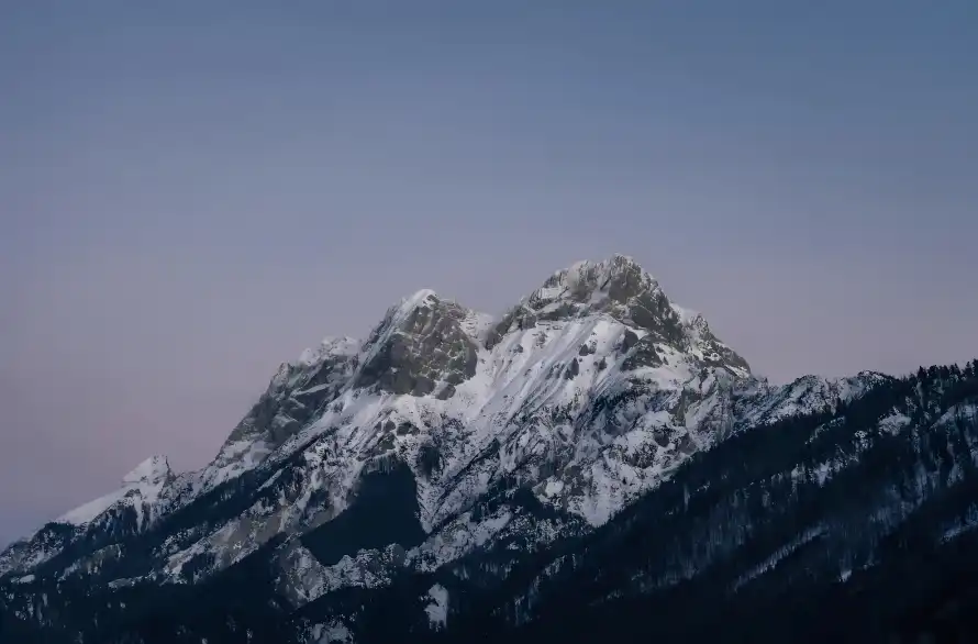 4k天空壁纸 - 山峦 - 山脉 - 晚霞「哲风壁纸」