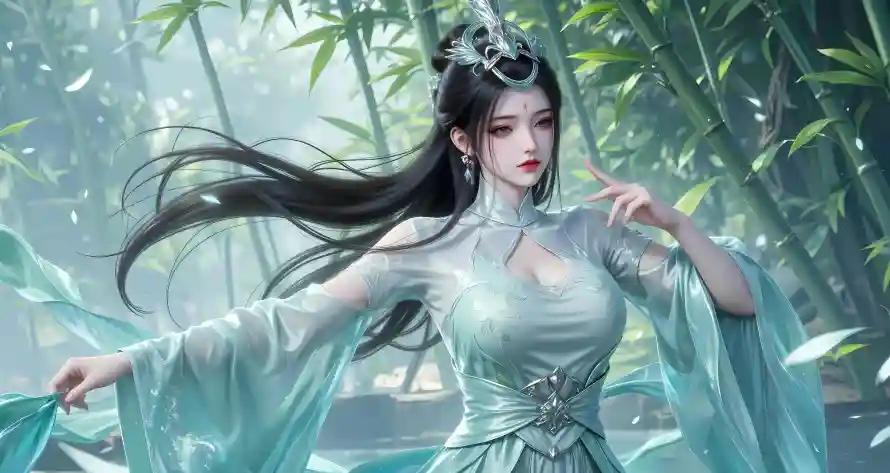 4k发饰壁纸 - 国风 - 溪水 - 竹林「哲风壁纸」 4k发饰壁纸 - 国风 - 溪水 - 竹林「哲风壁纸」